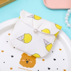 TÚI VẢI MINI NÚT GÀI DỄ THƯƠNG ĐỰNG MỸ PHẨM, ĐỒ DÙNG CÁ NHÂN TIỆN LỢI T.CRAFT HOUSE
