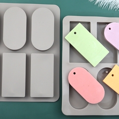 KHUÔN SILICON LOẠI 1 CAO CẤP LÀM SÁP THƠM, RESIN,THẠCH CAO, XÀ PHÒNG HÌNH CHỮ NHẬT VÀ ELIP T.CRAFT HOUSE
