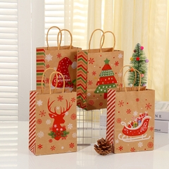 TÚI GIẤY ĐỰNG QUÀ KÍCH THƯỚC 27x21x11CM HỌA TIẾT GIÁNG SINH SINH ĐỘNG VÀ DỄ THƯƠNG T.CRAFT HOUSE - MẪU 4