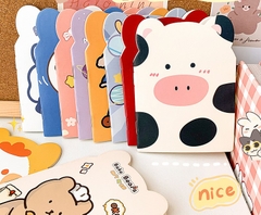 SỔ TAY MINI CHỦ ĐỀ HOẠT HÌNH DỄ THƯƠNG, NHỎ GỌN, TIỆN LỢI NHIỀU MÀU SẮC T-CRAFT ^^