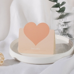 THIỆP IN MINI TRÁI TIM ĐƠN GIẢN VÀ NHIỀU MÀU SẮC T.CRAFT HOUSE (KHÔNG BAO GỒM BAO THƯ) - MẪU 2