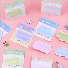 COMBO 4 SET GIẤY NHỚ HÌNH ĐÁM MÂY XINH XẮN PHONG CÁCH RETRO T.CRAFT HOUSE