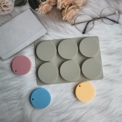 KHUÔN SILICON LOẠI 1 CAO CẤP LÀM SÁP THƠM, RESIN,THẠCH CAO, XÀ PHÒNG HÌNH TRÒN NHỎ T.CRAFT HOUSE