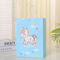 TÚI GIẤY ĐỰNG QUÀ UNICORN ĐÁNG YÊU CHO BÉ T.CRAFT HOUSE - MẪU 2