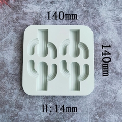 KHUÔN SILICON LOẠI 1 CAO CẤP LÀM SÁP THƠM, RESIN,THẠCH CAO, XÀ PHÒNG HÌNH CÂY XƯƠNG RỒNG T.CRAFT HOUSE