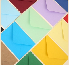 SET 5 BAO THƯ CAO CẤP TRƠN DÀY 180GSM KÍCH THƯỚC 13.5x18.5CM NHIỀU MÀU SẮC T.CRAFT HOUSE