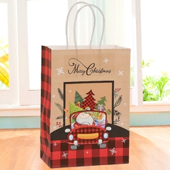TÚI GIẤY ĐỰNG QUÀ 21x15x8CM HỌA TIẾT GIÁNG SINH SINH ĐỘNG VÀ DỄ THƯƠNG T.CRAFT HOUSE - MẪU 3