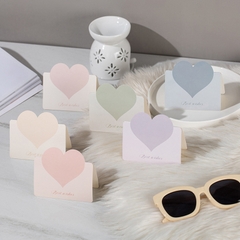 THIỆP IN MINI TRÁI TIM ĐƠN GIẢN VÀ NHIỀU MÀU SẮC T.CRAFT HOUSE (KHÔNG BAO GỒM BAO THƯ)