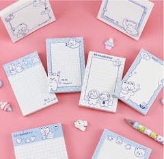GIẤY NHỚ CHỦ ĐỀ ĐÔI BẠN DỄ THƯƠNG BEAR AND BUNNY T-CRAFT