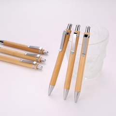 BÚT BI MỰC ĐEN THÂN TRE ĐẦU TRÒN 1MM T.CRAFT HOUSE