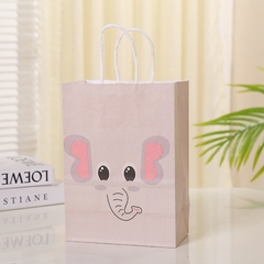 TÚI GIẤY ĐỰNG QUÀ HỌA TIẾT CON VẬT DỄ THƯƠNG KÍCH THƯỚC 21x15x08cm T.CRAFT HOUSE