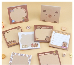 GIẤY NHỚ/ GIẤY GHI CHÚ CHỦ ĐỀ CAPYBARA SIÊU YÊU T.CRAFT HOUSE