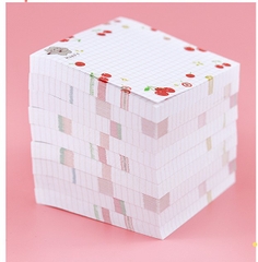 GIẤY NHỚ HÌNH VUÔNG CHỦ ĐỀ TRÁI CÂY ĐANG DẠNG, MÀU SẮC T-CRAFT  ^^