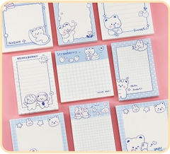 GIẤY NHỚ CHỦ ĐỀ ĐÔI BẠN DỄ THƯƠNG BEAR AND BUNNY T-CRAFT