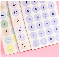 STICKER BẢNG CHỮ CÁI VÀ SỐ THỨ TỰ TRANG TRÍ TẬP SÁCH/ SỔ LƯU NIỆM T.CRAFT HOUSE