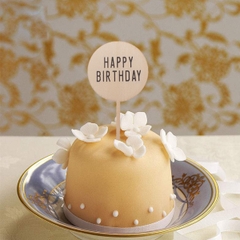SET 2 QUE GỖ HAPPY BIRTHDAY PHONG CÁCH VINTAGE ĐƠN GIẢN T.CRAFT HOUSE-NVLG