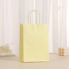 TÚI GIẤY KRAFT DÀY 120GSM MÀU PASTEL KÈM QUAI XÁCH CÙNG MÀU CHẮC CHẮN ĐỰNG QUÀ TẶNG T.CRAFT HOUSE