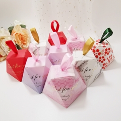 HỘP QUÀ CẢM ƠN THANK YOU HÌNH KIM CƯƠNG NHIỀU MÀU T.CRAFT HOUSE