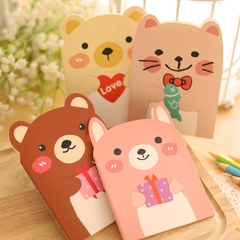 SỔ TAY MINI NHỮNG CHÚ GẤU DỄ THƯƠNG, NHỎ GỌN, TIỆN LỢI  NHIỀU MÀU SẮC T-CRAFT ^^