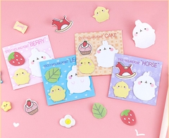 COMBO GIẤY NOTE STICKY MOLANG POINT SIÊU DỄ THƯƠNG CUTE HỘT ME T-CRAFT ^^