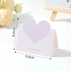 THIỆP IN MINI TRÁI TIM ĐƠN GIẢN VÀ NHIỀU MÀU SẮC T.CRAFT HOUSE (KHÔNG BAO GỒM BAO THƯ)