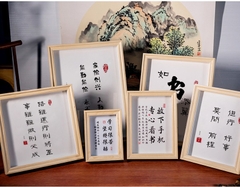 KHUNG ẢNH GỖ MẶT KÍNH LÀM TRANH DECOR TRANG TRÍ ĐỂ BÀN T.CRAFT HOUSE-NVLG
