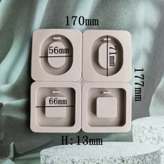 KHUÔN SILICON LOẠI 1 CAO CẤP LÀM SÁP THƠM, RESIN,THẠCH CAO, XÀ PHÒNG HÌNH VUÔNG VÀ HÌNH ELIP T.CRAFT HOUSE