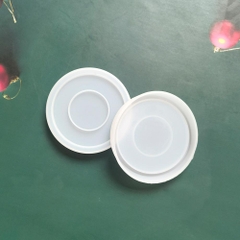 KHUÔN SILICON LOẠI 1 CAO CẤP LÀM SÁP THƠM, RESIN,THẠCH CAO, XÀ PHÒNG ĐẾ LÓT LY HÌNH TRÒN T.CRAFT HOUSE