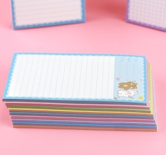 GIẤY NHỚ/ GIẤY GHI CHÚ HÌNH CHỮ NHẬT NHIỀU HOẠ TIẾT HOẠT HÌNH XINH XẮN DỄ THƯƠNG T.CRAFT HOUSE
