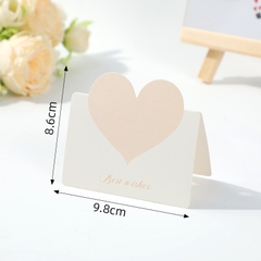 THIỆP IN MINI TRÁI TIM ĐƠN GIẢN VÀ NHIỀU MÀU SẮC T.CRAFT HOUSE (KHÔNG BAO GỒM BAO THƯ)