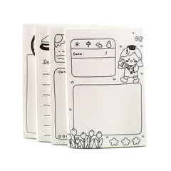 GIẤY NHỚ TRẮNG ĐEN ĐƠN GIẢN DỄ THƯƠNG NHIỀU KIỂU DÁNG T-CRAFT^^