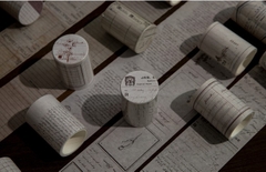 CUỘN BĂNG DÍNH PHONG CÁCH WASHI RETRO PAPER TAPE TRANG TRÍ SỔ, LƯU BÚT T-CRAFT ^^