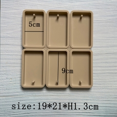 KHUÔN SILICON LOẠI 1 CAO CẤP LÀM SÁP THƠM, RESIN,THẠCH CAO, XÀ PHÒNG HÌNH CHỮ NHẬT LỖ TRÒN T.CRAFT HOUSE