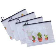 TÚI ĐỰNG BÚT CHẤT LIỆU NHỰA TRONG SUỐT CHỐNG THẤM NƯỚC DÀNH CHO HỌC SINH T-CRAFT ^^