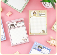 GIẤY NHỚ CHỦ ĐỀ "CÔ BÉ ĐÁNG YÊU" ĐỦ MÀU SẮC VÀ KIỂU DÁNG T-CRAFT