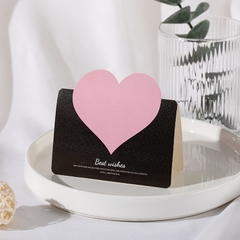 COMBO NGẪU NHIÊN 10 THIỆP IN MINI TRÁI TIM ĐƠN GIẢN VÀ NHIỀU MÀU SẮC T.CRAFT HOUSE (KHÔNG BAO THƯ) - MẪU 2