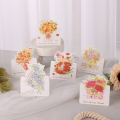 THIỆP IN MINI HOẠ TIẾT HOA CÙNG THÔNG ĐIỆP Ý NGHĨA T.CRAFT HOUSE (KHÔNG BAO GỒM BAO THƯ)