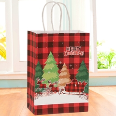 TÚI GIẤY ĐỰNG QUÀ 21x15x8CM HỌA TIẾT GIÁNG SINH SINH ĐỘNG VÀ DỄ THƯƠNG T.CRAFT HOUSE - MẪU 3