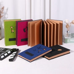 ALBUM ẢNH VẢI NỈ DIY DANG GẤP TỰ TRANG TRÍ HÌNH HÌNH BÀN CHÂN SIÊU CUTE T.CRAFT HOUSE