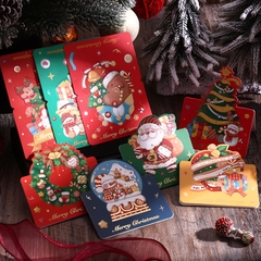 COMBO NGẪU NHIÊN 10 THIỆP IN MINI CHỦ ĐỀ GIÁNG SINH DỄ THƯƠNG VÀ ĐẦY MÀU SẮC T.CRAFT HOUSE - MẪU 5