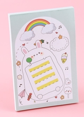 GIẤY NHỚ ĐỦ MÀU CÙNG HỌA TIẾT SẶC SỠ SIÊU DỄ THƯƠNG CUTE HỘT ME T-CRAFT ^^