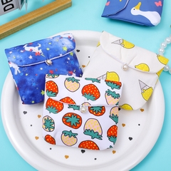 TÚI VẢI MINI NÚT GÀI DỄ THƯƠNG ĐỰNG MỸ PHẨM, ĐỒ DÙNG CÁ NHÂN TIỆN LỢI T.CRAFT HOUSE