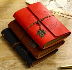 SỔ TAY DA HOẠ TIẾT CÂY CỔ THỤ PHONG CÁCH VINTAGE T.CRAFT HOUSE