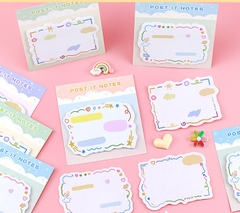 COMBO 4 SET GIẤY NHỚ PHONG CÁCH HOẠT HÌNH XINH XẮN T.CRAFT HOUSE