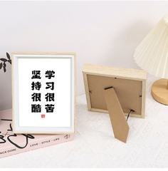 KHUNG ẢNH GỖ VIỀN TRẮNG MẶT MICA LÀM TRANH DECOR TRANG TRÍ ĐỂ BÀN T.CRAFT HOUSE-NVLG