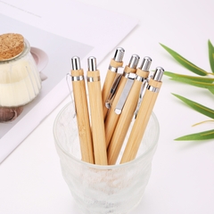 BÚT BI MỰC ĐEN THÂN TRE ĐẦU TRÒN 1MM T.CRAFT HOUSE