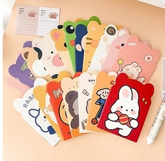 SỔ TAY MINI CHỦ ĐỀ HOẠT HÌNH DỄ THƯƠNG, NHỎ GỌN, TIỆN LỢI NHIỀU MÀU SẮC T-CRAFT ^^