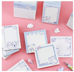 GIẤY NHỚ CHỦ ĐỀ ĐÔI BẠN DỄ THƯƠNG BEAR AND BUNNY T-CRAFT