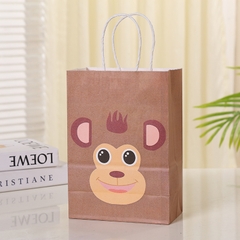 TÚI GIẤY ĐỰNG QUÀ HỌA TIẾT CON VẬT DỄ THƯƠNG KÍCH THƯỚC 21x15x08cm T.CRAFT HOUSE