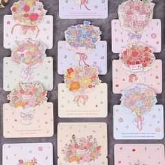 COMBO NGẪU NHIÊN 10 THIỆP IN MINI CHỦ ĐỀ HOA PHONG CÁCH VINTAGE CÙNG THÔNG ĐIỆP Ý NGHĨA T.CRAFT HOUSE (KHÔNG GỒM BAO THƯ) - MẪU 2